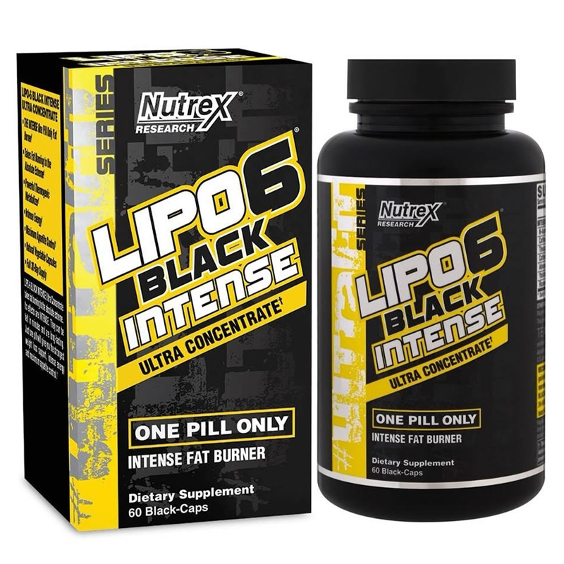 NUTREX LIPO 6 BLACK UC INTENSE FAT BURNER 60 CAPS