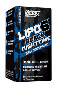 NUTREX LIPO 6 BLACK UC NGHTTIME 30 CT