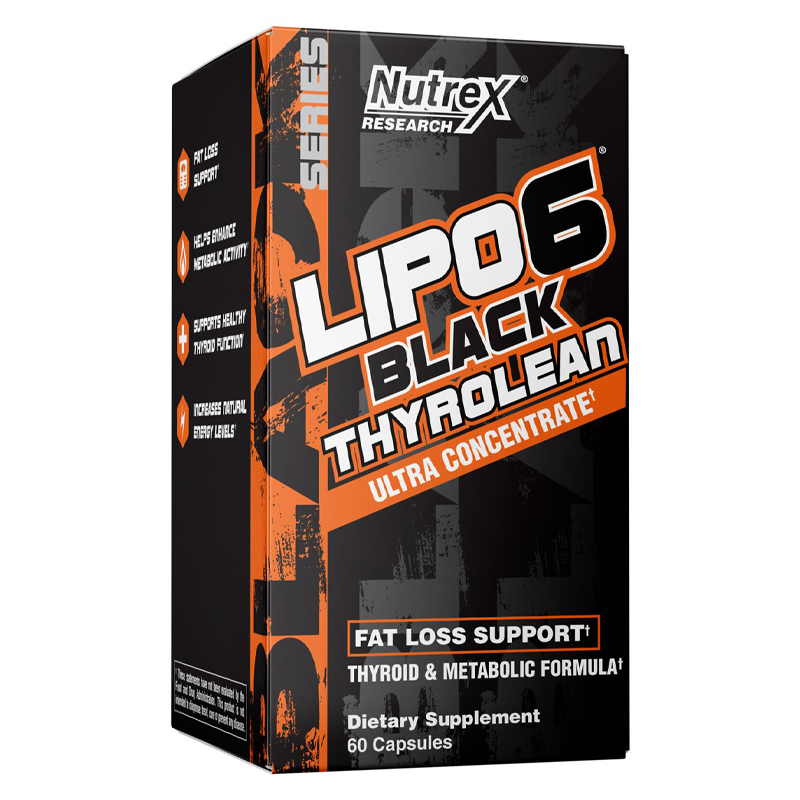 NUTREX LIPO 6 BLACK UC THYROLEAN 60 CAPS